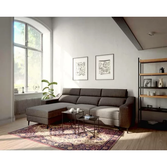 Coltar extensibil Malibu, design modern, tapițerie premium, 145/162/73 cm, culoare personalizată picture - 4