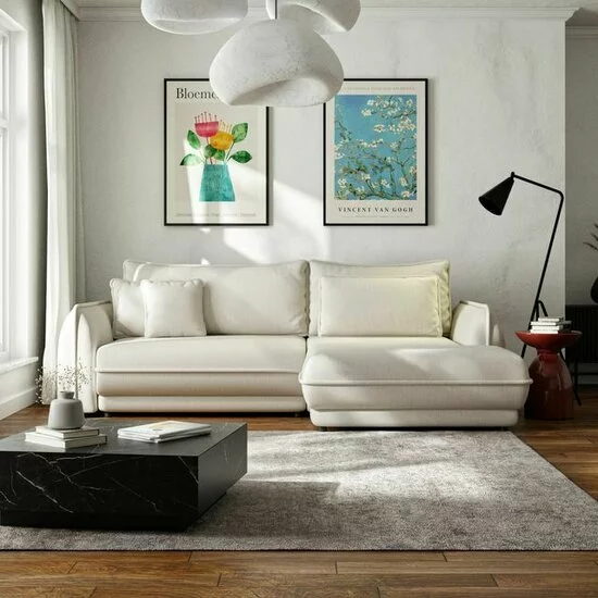 Coltar extensibil Mojave I, ladă depozitare, tapițerie stofă premium, 267 x 181 cm picture - 2