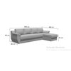 Coltar extensibil cu 3 locuri Roma picture - 4