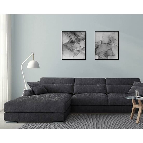 Coltar extensibil Salia, cu spațiu de depozitare, tapițerie premium, 330x200 cm, culoare personalizată picture - 4