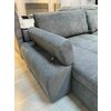 Colțar extensibil Sun, ladă depozitare și spațiu de dormit 230x160 cm, spumă poliuretanică și arcuri, stofă rezistentă, 294x174x88 cm, gri picture - 10