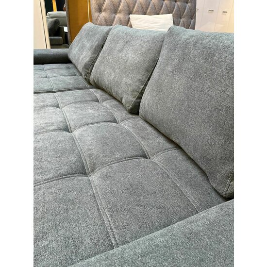 Colțar extensibil Sun, ladă depozitare și spațiu de dormit 230x160 cm, spumă poliuretanică și arcuri, stofă rezistentă, 294x174x88 cm, gri picture - 11