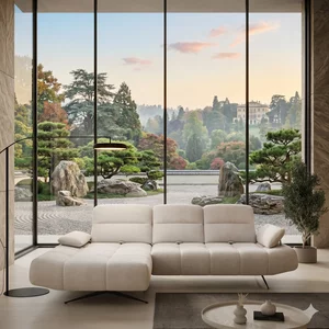 Coltar FALCAO S, 284X173X91 cm, materiale  personalizabile gama Premium, tetiere reglabile