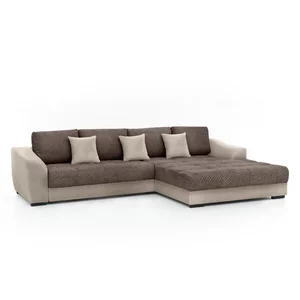 Colțar Flex extensibil, cu 4 perne mari și 3 perne mici, spațiu depozitare, 314x203 cm, culoare personalizabilă