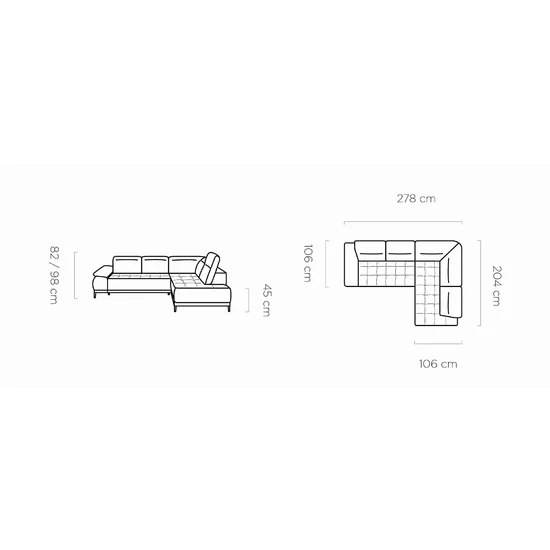 Coltar Focus L Cu Reglaj Electric 278x204 cm picture - 7