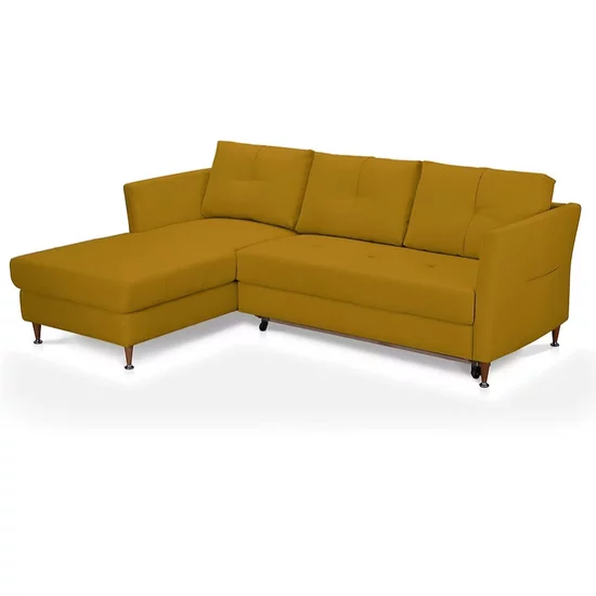 Colțar Freya extensibil, ladă depozitare, arcuri sinusoidale, 223x162x84 cm, gri picture - 6