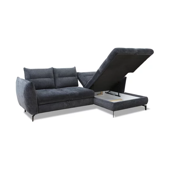 Colțar Gomez, extensibil cu ladă depozitare și brațe reglabile, spumă poliuretanică și arcuri, 265x160x97 cm, personalizabil picture - 2