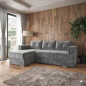 Colțar Heaven 280/180 cm, Tetiere Reglabile, Design Modern, Extensibil