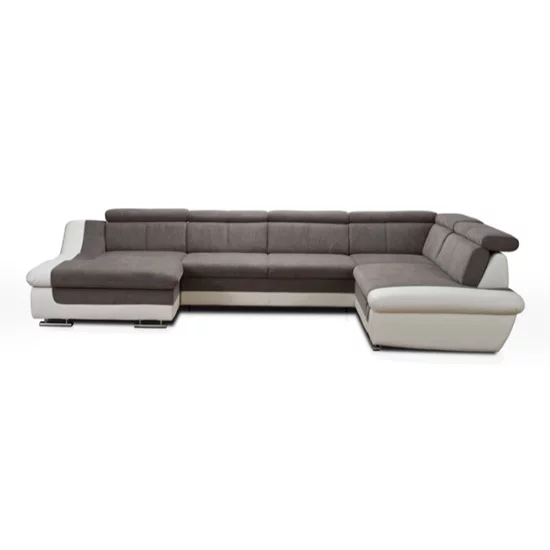 Colțar Helios U extensibil, spațiu generos, tetiere și brațe rabatabile, 381x250x177 cm, culoare personalizată picture - 3