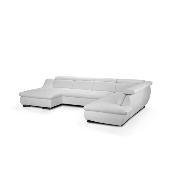 Colțar Helix U extensibil, culoare personalizabila - 381x250x177 cm, spațiu generos, tetiere și brațe rabatabile picture - 2