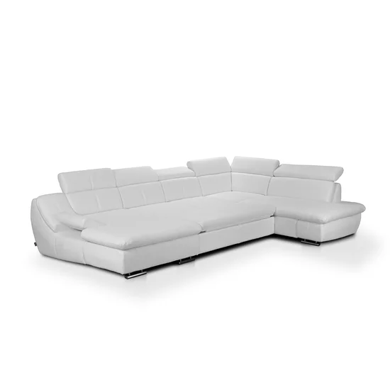 Colțar Helix U extensibil, culoare personalizabila - 381x250x177 cm, spațiu generos, tetiere și brațe rabatabile picture - 5