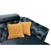 Grup extensibil Lotus, culoare personalizabila - 265x175cm, tetiere reglabile și ladă integrată, funcție de dormit și confort sporit, structură din fag masiv picture - 5