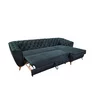 Grup extensibil Lotus, culoare personalizabila - 265x175cm, tetiere reglabile și ladă integrată, funcție de dormit și confort sporit, structură din fag masiv picture - 4