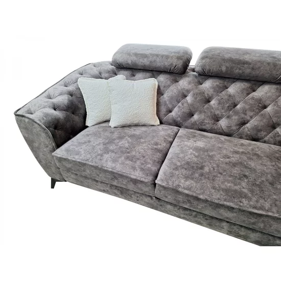 Grup extensibil Lotus, culoare personalizabila - 265x175cm, tetiere reglabile și ladă integrată, funcție de dormit și confort sporit, structură din fag masiv picture - 11