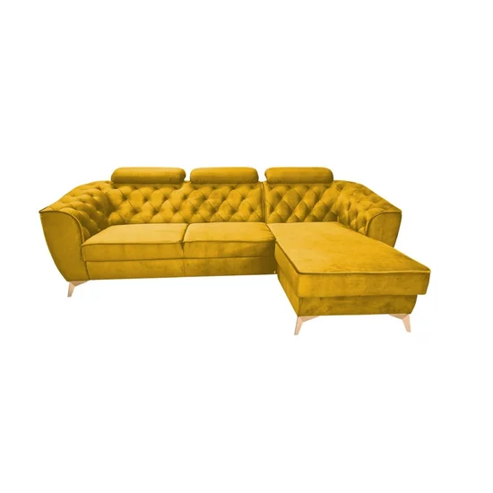 Grup extensibil Lotus, culoare personalizabila - 265x175cm, tetiere reglabile și ladă integrată, funcție de dormit și confort sporit, structură din fag masiv picture - 9