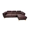 Grup extensibil Lotus, culoare personalizabila - 265x175cm, tetiere reglabile și ladă integrată, funcție de dormit și confort sporit, structură din fag masiv picture - 12