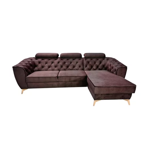 Grup extensibil Lotus, culoare personalizabila - 265x175cm, tetiere reglabile și ladă integrată, funcție de dormit și confort sporit, structură din fag masiv picture - 12