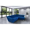 Grup extensibil Lotus, culoare personalizabila - 265x175cm, tetiere reglabile și ladă integrată, funcție de dormit și confort sporit, structură din fag masiv picture - 7