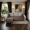 Colțar Madrid Tip 1 extensibil, culoare personalizabila - 246x150 cm, ladă depozitare, saltea cu spumă poliuretanică picture - 1