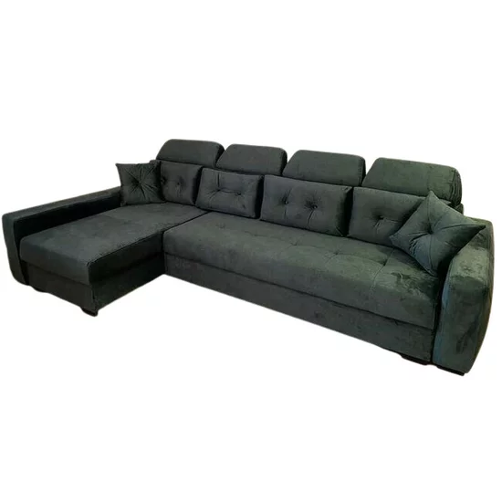 Colțar Viena Tip 2 extensibil,  culoare personalizabila - 320x165 cm, cu ladă de depozitare, saltea memory foam și micro pocket, structură fag stratificat picture - 12