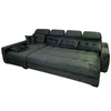 Colțar Viena Tip 2 extensibil,  culoare personalizabila - 320x165 cm, cu ladă de depozitare, saltea memory foam și micro pocket, structură fag stratificat picture - 13
