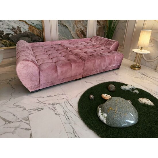 Colțar Palermo Tip 1 extensibil, ladă depozitare, stofă rezistentă, 300x150 cm, Gri picture - 2