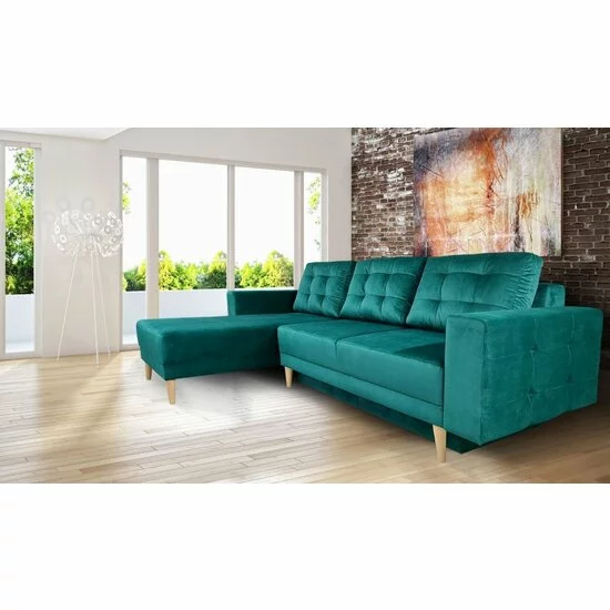 Grup Parma extensibil, culoare personalizabila- 249x164 cm, suprafață dormit 140x210 cm, spațiu depozitare picture - 5