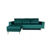 Grup Parma extensibil, culoare personalizabila- 249x164 cm, suprafață dormit 140x210 cm, spațiu depozitare picture - 1