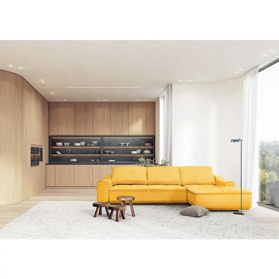 Colțar extensibil Philadelphia, ladă depozitare, arcuri sinusoidale + spumă HR, structură lemn masiv, 355x195 cm, personalizabil picture - 13