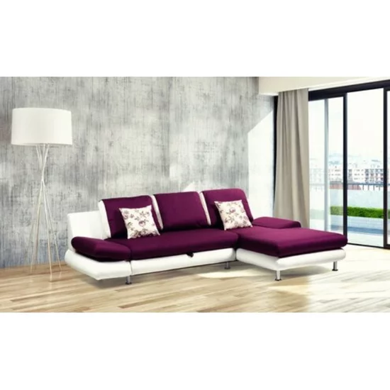 Colțar Ramona extensibil, brațe reglabile, suprafață dormit 135x210 cm, 275x177 cm, gri picture - 5