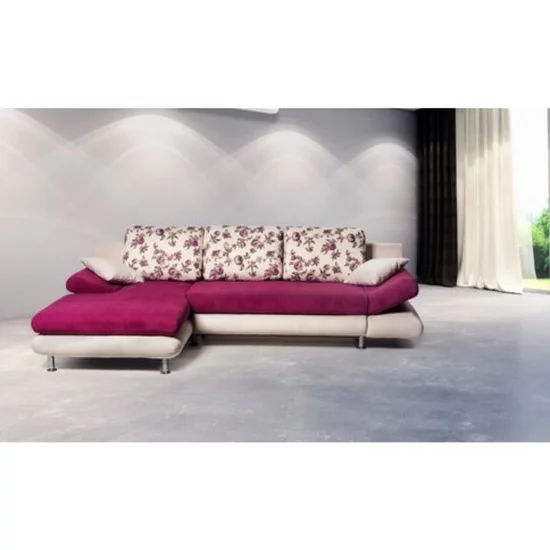 Colțar Ramona extensibil, brațe reglabile, suprafață dormit 135x210 cm, 275x177 cm, gri picture - 4