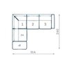 Coltar Rio Set 2 314x260x88 cm picture - 4