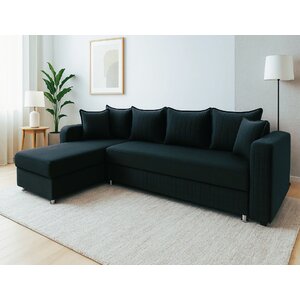 Coltar Royal 2 locuri extensibil, stofa Matlasat Lux 260X160X85 cm