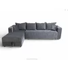 Colțar Royal, 3 locuri, culoare personalizabila - 305x195x85 cm, suprafață dormit 160x220 cm, extensibil cu ladă de depozitare, stofa matlasată Lux, arcuri bonell picture - 5