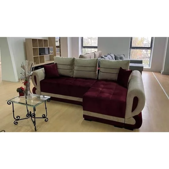 Colțar Sofia I extensibil, ladă depozitare, perne decorative incluse, 250x145 cm, culoare personalizată picture - 6