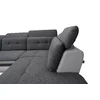 Colțar Strategos U extensibil, culoare personalizabila - 397x234x181 cm, tetiere rabatabile, ladă depozitare, arcuri sinusoidale picture - 11
