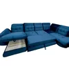 Colțar Strategos U extensibil, culoare personalizabila - 397x234x181 cm, tetiere rabatabile, ladă depozitare, arcuri sinusoidale picture - 13
