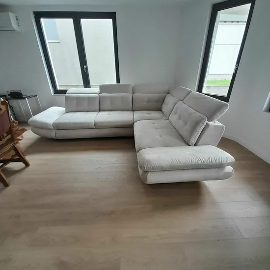 Colțar extensibil Stratus Mare, funcție sertar și tetiere rabatabile, cadru lemn și poliuretan, 316x264 cm, diverse culori picture - 10