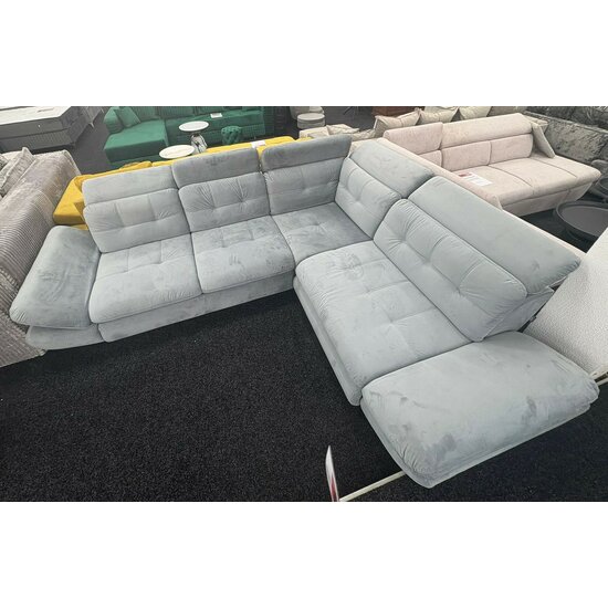 Colțar extensibil Stratus Mare, funcție sertar și tetiere rabatabile, cadru lemn și poliuretan, 316x264 cm, diverse culori picture - 11