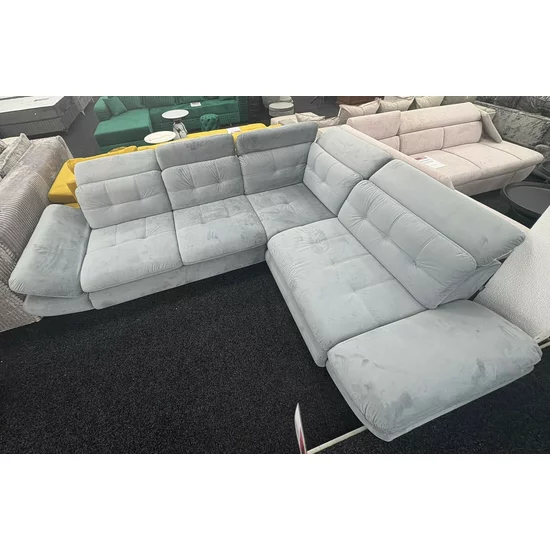 Colțar extensibil Stratus Mare, funcție sertar și tetiere rabatabile, cadru lemn și poliuretan, 316x264 cm, diverse culori picture - 11