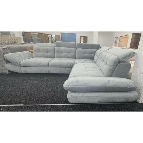 Colțar extensibil Stratus Mare, funcție sertar și tetiere rabatabile, cadru lemn și poliuretan, 316x264 cm, diverse culori picture - 12