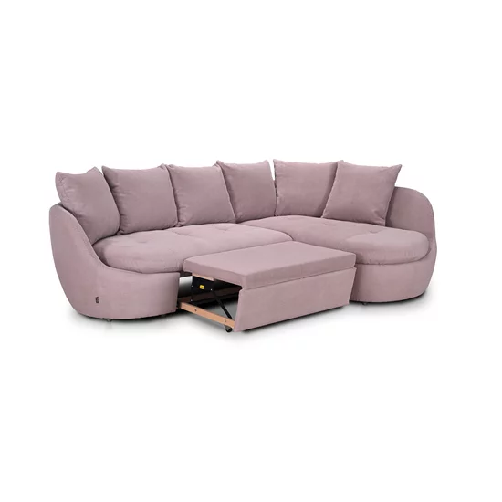 Colțar Sunrise extensibil, șezut confortabil, ladă depozitare, 279x191x95 cm, gri picture - 4