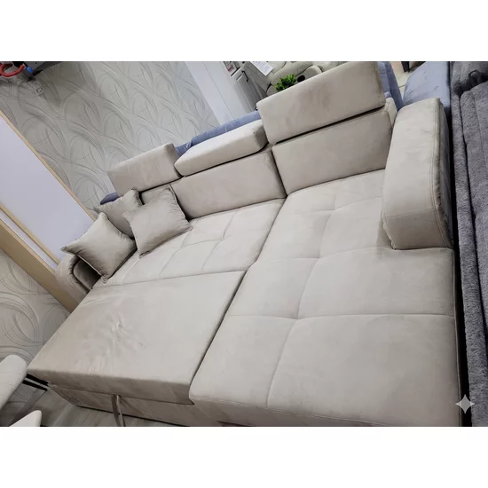 Coltar Tessa 2 locuri, extensibil - 266x165 cm, suprafata de dormit - 125x200 cm, culoare personalizabila picture - 3