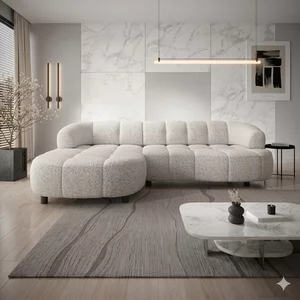 Coltar VELPA S,284X183X79 cm, material personalizabil si cu reglaj electric