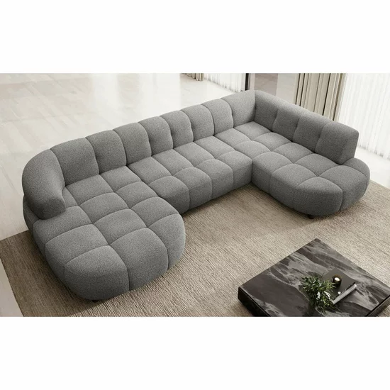 Coltar VELPA XL, 355X205X79 cm,  culoare personalizabila si cu reglaj electric picture - 2