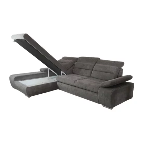 Colțar Venus, Extensibil Cu Ladă, Cusături Decorative, 276x183 cm, Culoare La Alegere picture - 4