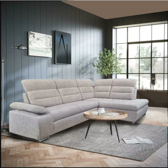 Colțar Venus, Extensibil Cu Ladă, Cusături Decorative, 276x183 cm, Culoare La Alegere picture - 5