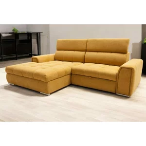 Colțar Vesta, extensibil cu ladă depozitare, spumă poliuretanică și arcuri, 260x175x105 cm, personalizabil