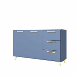 Comoda Bali 2 140x41x86 cm Albastru