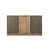 Comodă Bali Lux 3D cu 3 uși, design elegant și PAL melaminat, 138x41x82 cm picture - 1